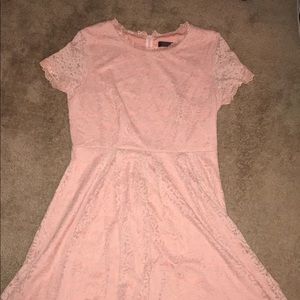 Pink bridesmaid dress